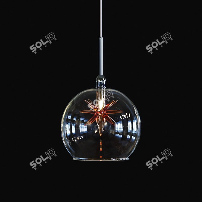 Starburst Pendant Light by ET2 3D model image 2