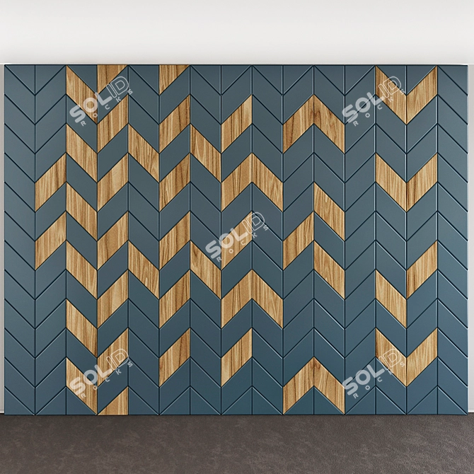 Title: Modular Wall Panel: Transform Your Space 3D model image 1