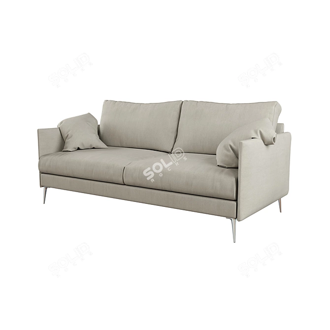 Stylish Scandinavian Sofa: Cumulus 3D model image 2