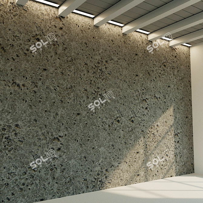 Seamless Concrete Wall Texture 3D model image 3