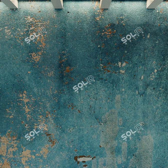 Vintage Plaster Texture for Walls 3D model image 3