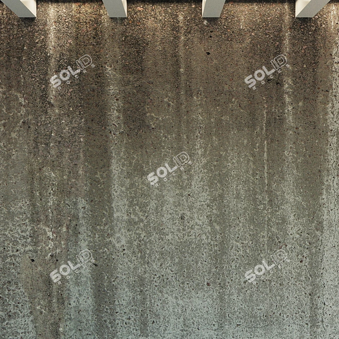 Seamless Concrete Wall Texture 3D model image 3