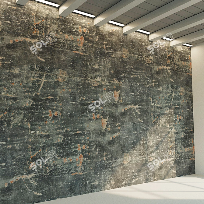 Textured Decorative Plaster Kit 3D model image 2