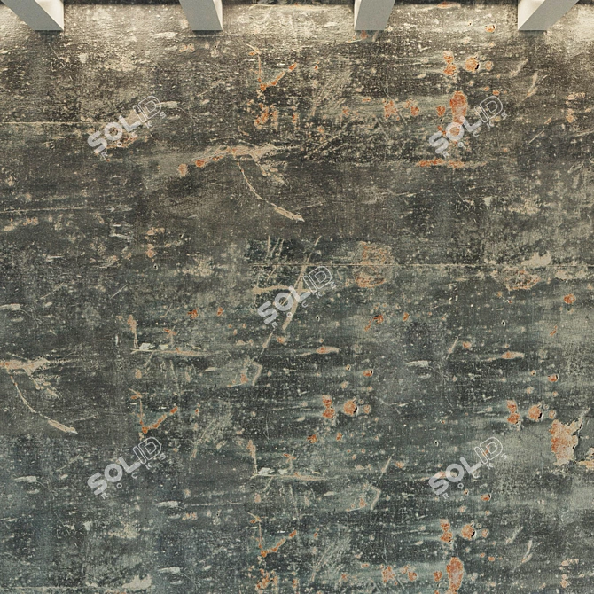 Textured Decorative Plaster Kit 3D model image 3