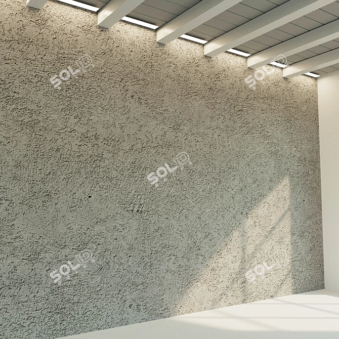 Decorative Plaster for Old Painted Walls 3D model image 2