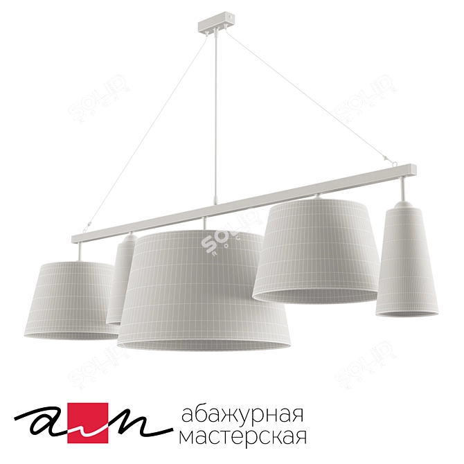 BILLIARDS NEW Pendant Lamp 3D model image 2