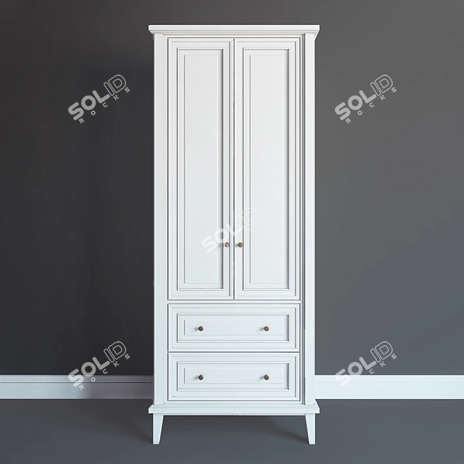 Custom Project Showcase Cabinet 3D model image 1