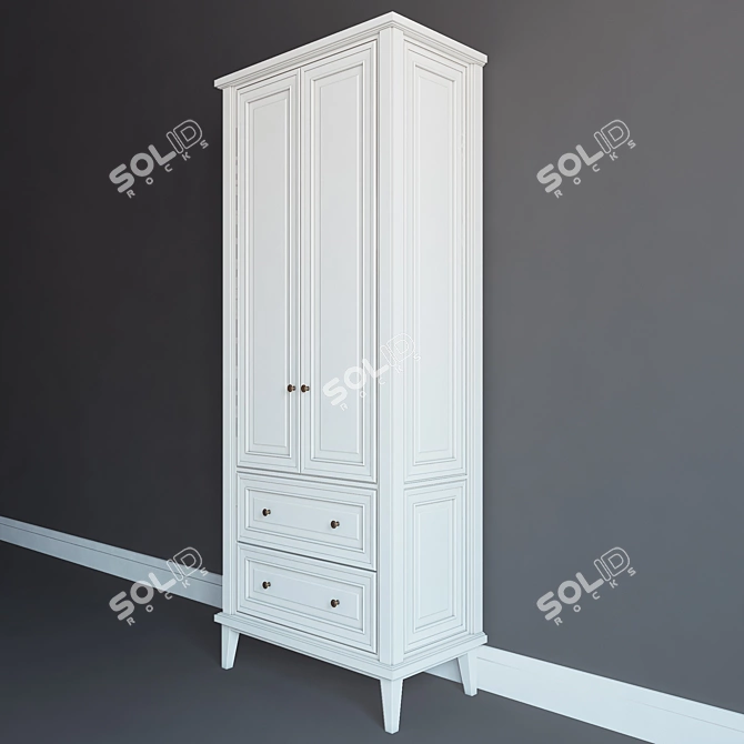 Custom Project Showcase Cabinet 3D model image 2