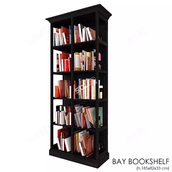 Marioni Liberia Bay: Stylish Bookshelf for Your Home 3D model image 1