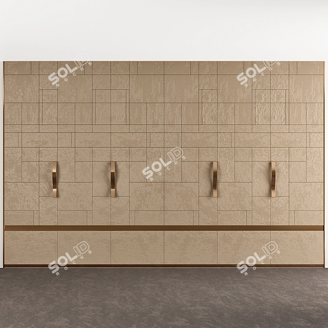 Decorative Wall Panel 3D model image 1