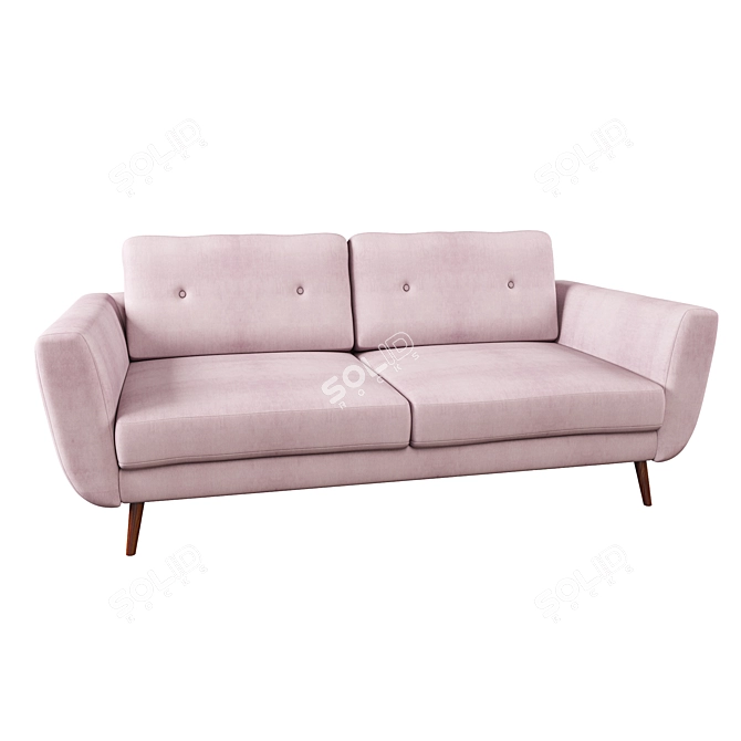 Scandi Chic Sofa: Funkis 2 3D model image 1