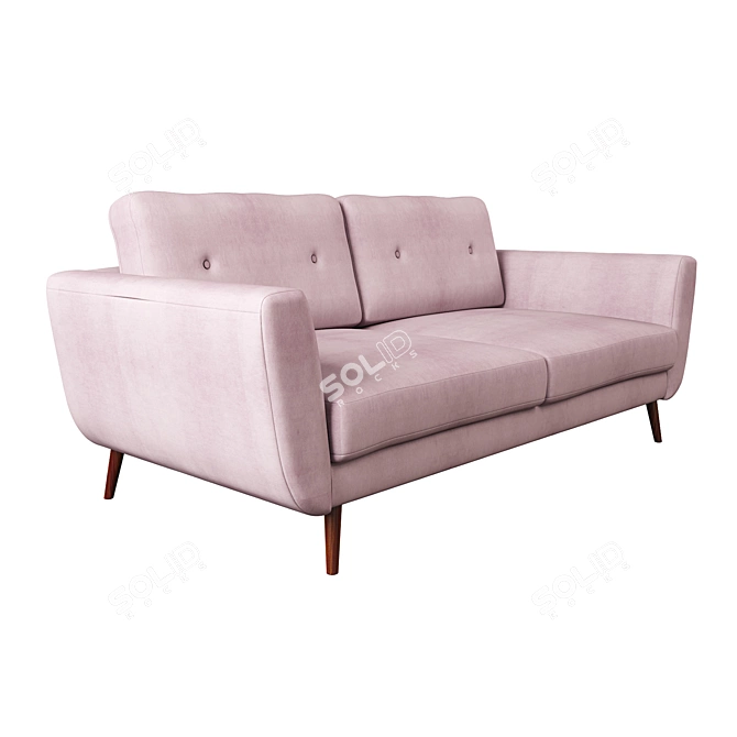 Scandi Chic Sofa: Funkis 2 3D model image 2