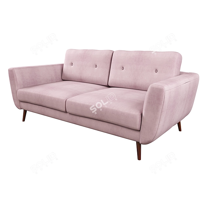 Scandi Chic Sofa: Funkis 2 3D model image 3