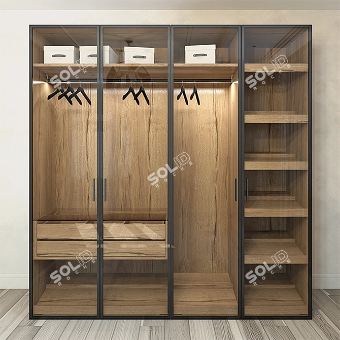 Title: Raumplus Cabinet with RPS System 3D model image 2