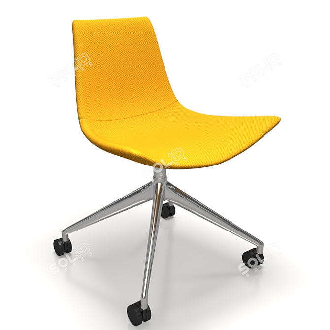 Sleek Comfort: Modern Relax Chair 3D model image 1