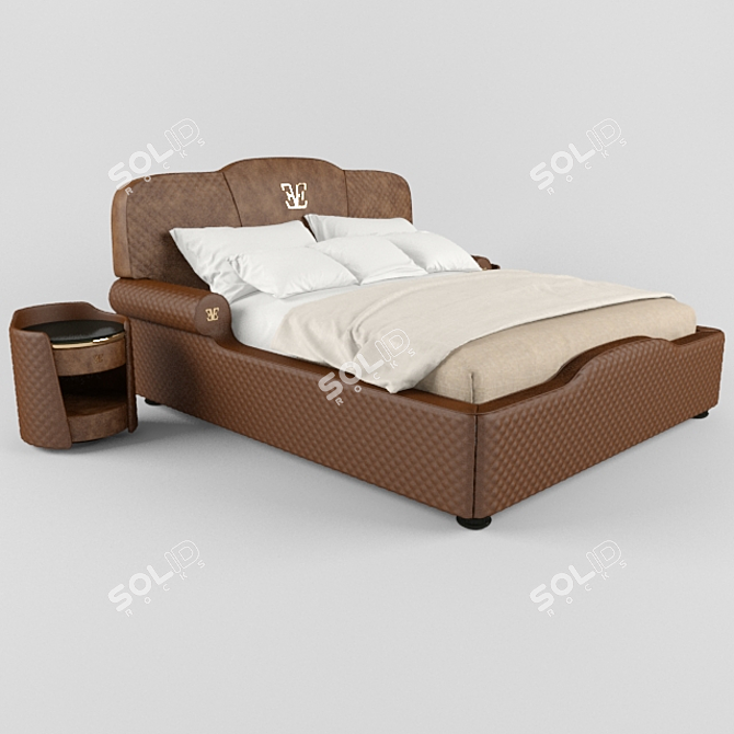 Dreamland Comfort Bed 3D model image 1