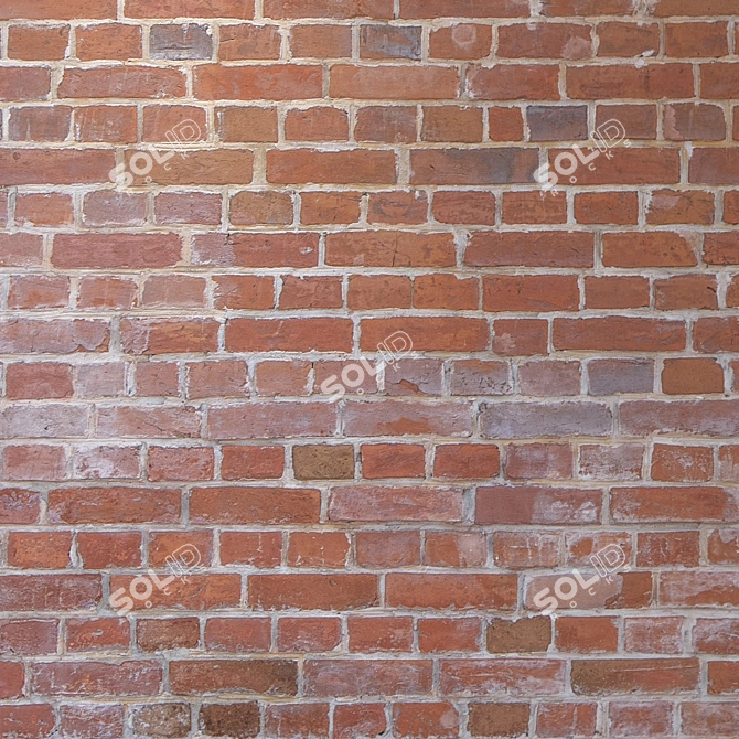 Seamless Bricklaying Texture 3D model image 3