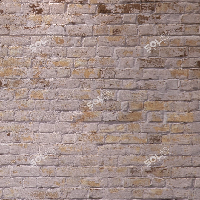 Seamless Brick Texture 4K 3D model image 3