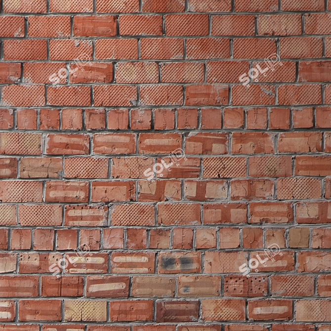 Seamless 4K Brick Texture 3D model image 3