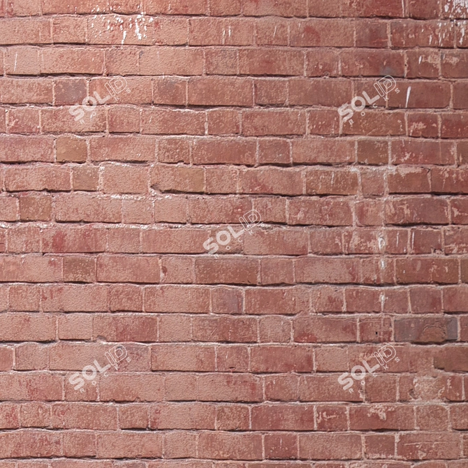 Seamless 4K Brick Texture 3D model image 3