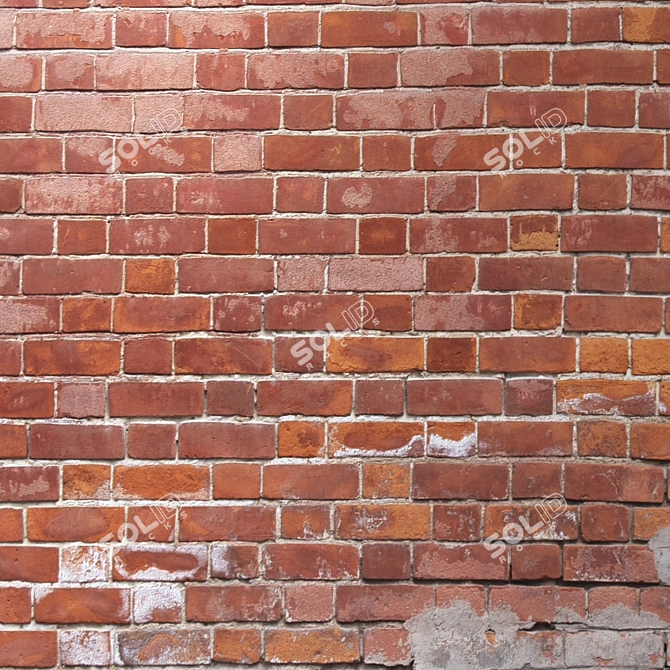 Seamless 4K Brick Texture 3D model image 3