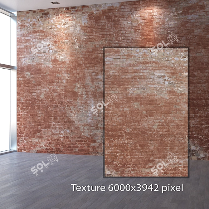 Seamless 4K Brick Texture 3D model image 2