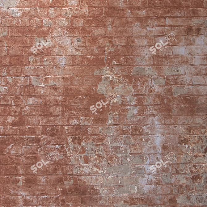 Seamless 4K Brick Texture 3D model image 3