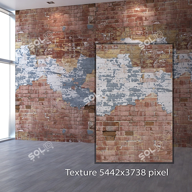 Seamless Brick Texture | 4K Resolution 3D model image 2