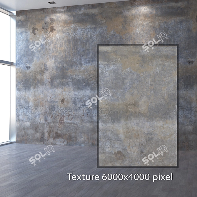 Concrete Wall Texture 4K  Seamless Design 3D model image 2