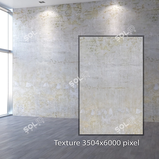 Seamless 4K Plaster Texture 3D model image 2