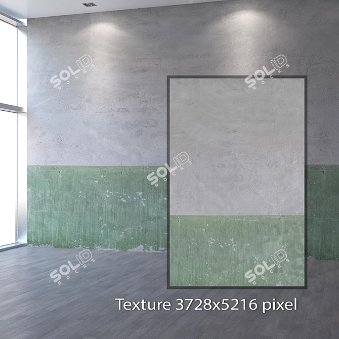 Seamless 4K Plaster Texture 3D model image 2