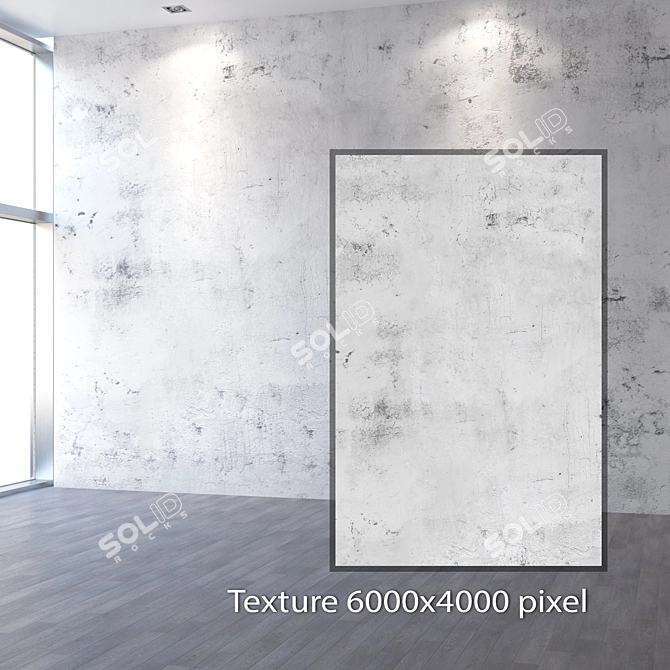 Seamless 4K Plaster Texture 3D model image 2