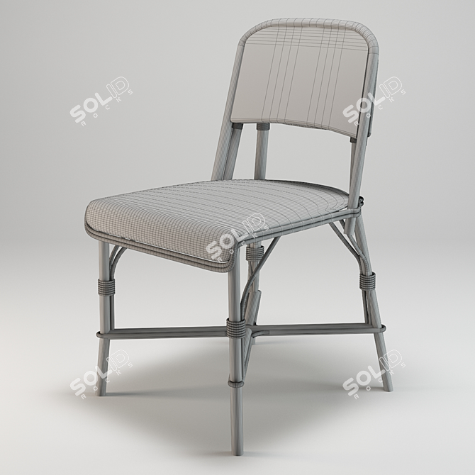 Maison Gatti Mirliton Chair: Elegant and Timeless 3D model image 3