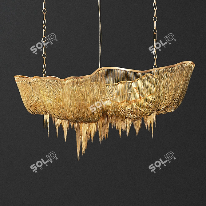 Gilded Elegance: Terzani Atlantis 3D model image 1