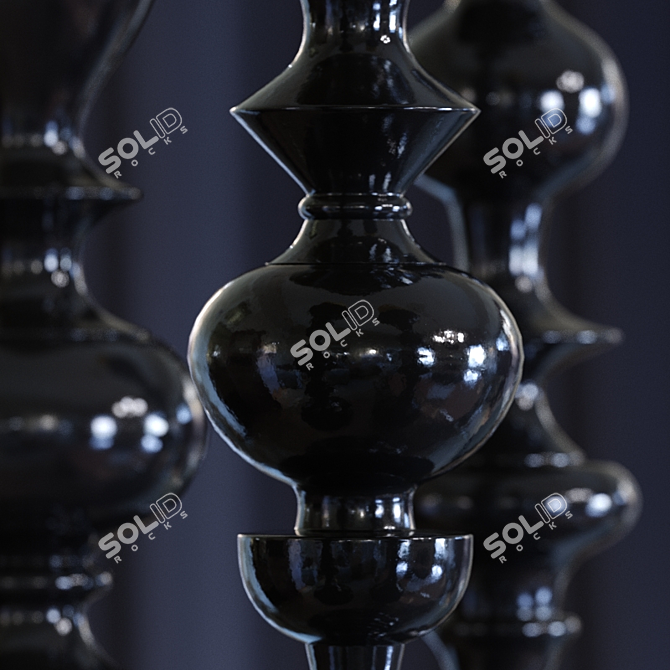 IMAX Essential Candle Holder: Elegant and Versatile 3D model image 2