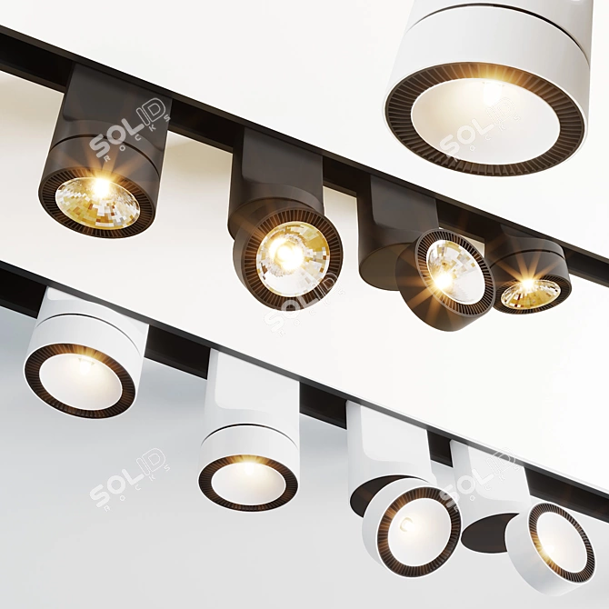 Delta Light You-Turn - Versatile and Stylish Lighting Option 3D model image 1