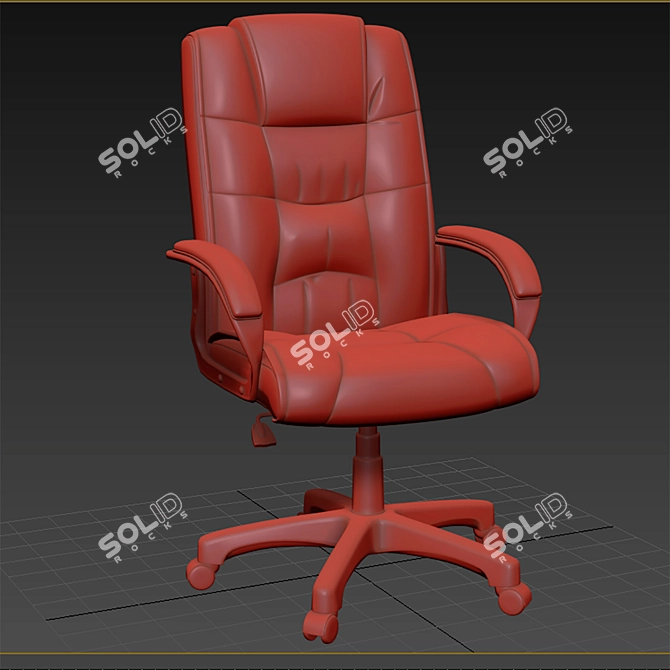 ErgoFlex Office Chair 3D model image 3