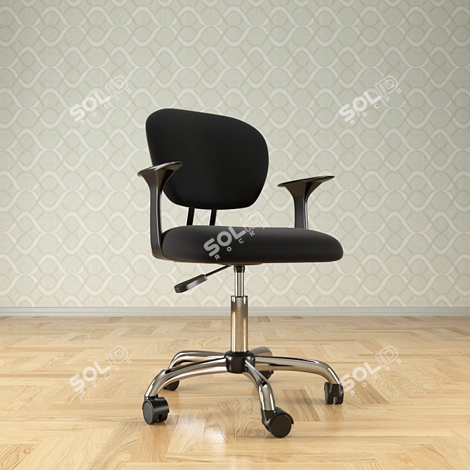 ErgoMax Office Chair 3D model image 2