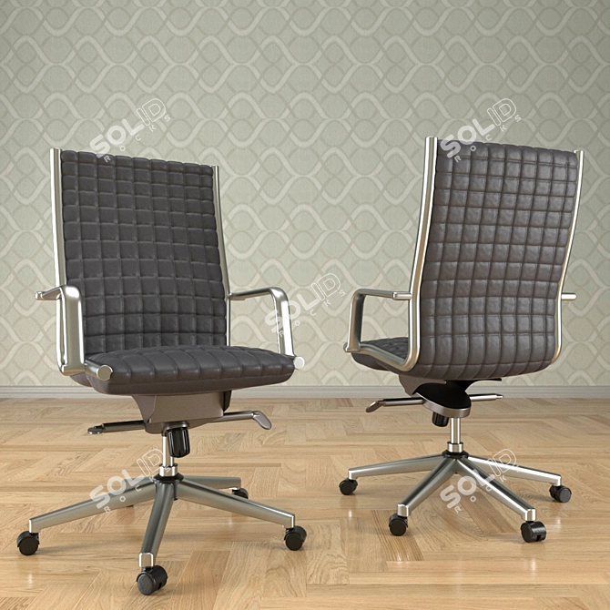 ErgoFlex Office Chair: 3D Model 3D model image 2