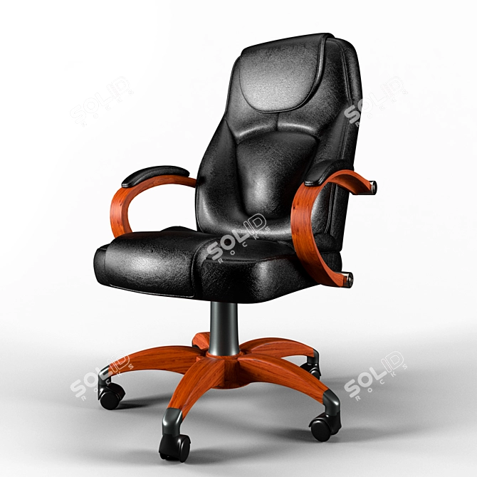 ErgoMesh Office Chair 3D Model 3D model image 1