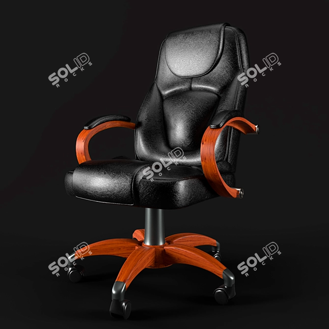 ErgoMesh Office Chair 3D Model 3D model image 2