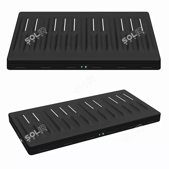 Roli Seaboard Block: 25-Key MIDI Master Keyboard 3D model image 1