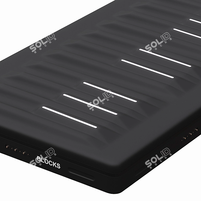 Roli Seaboard Block: 25-Key MIDI Master Keyboard 3D model image 2