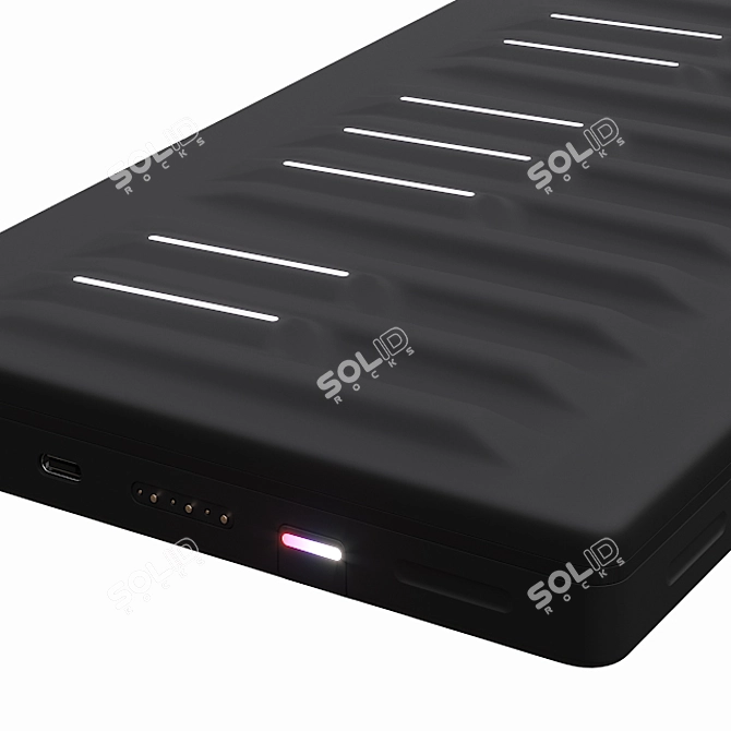 Roli Seaboard Block: 25-Key MIDI Master Keyboard 3D model image 3