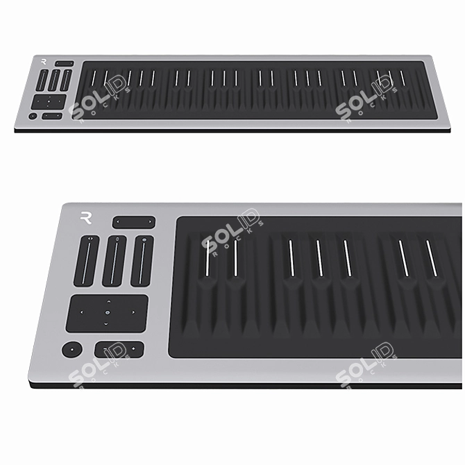 Roli Seaboard Rise 49: Master MIDI Keyboard 3D model image 1