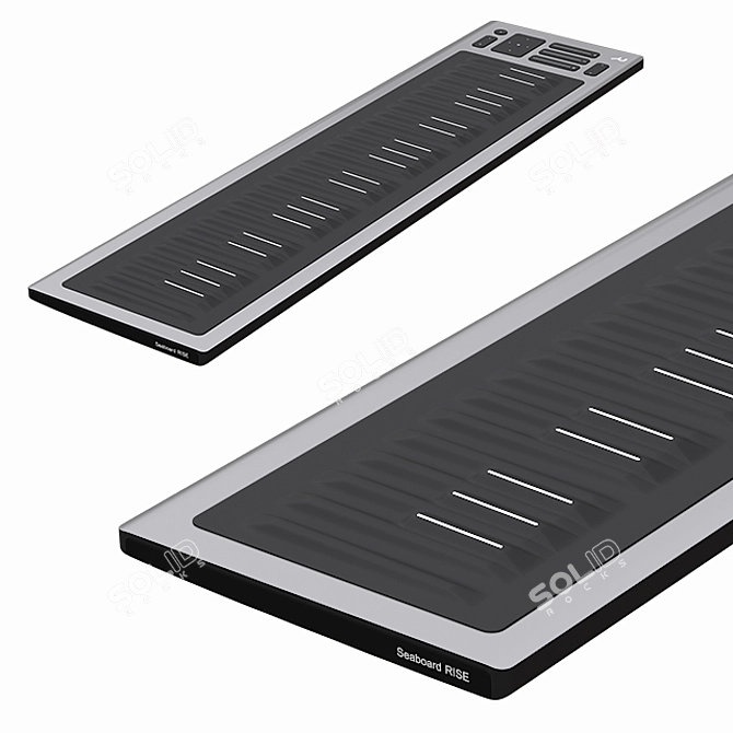 Roli Seaboard Rise 49: Master MIDI Keyboard 3D model image 3