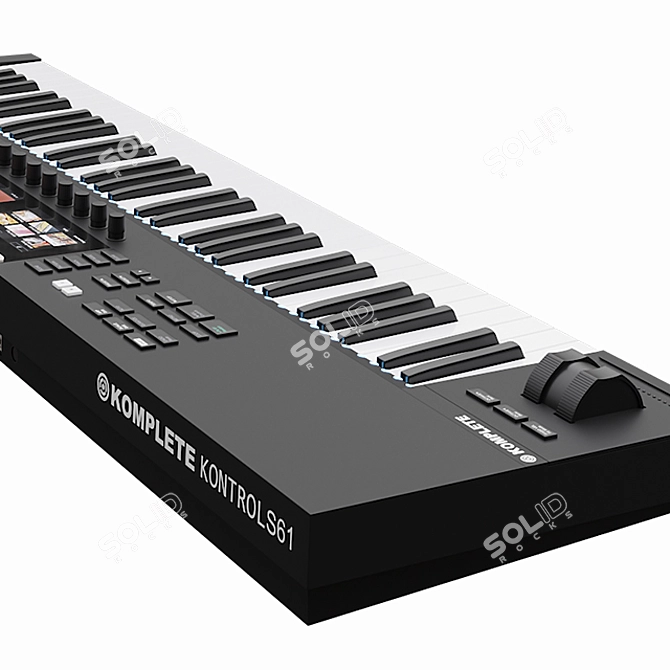 Ultimate MIDI Master Keyboard: Native Instruments Komplete Kontrol S61 MK2 3D model image 2