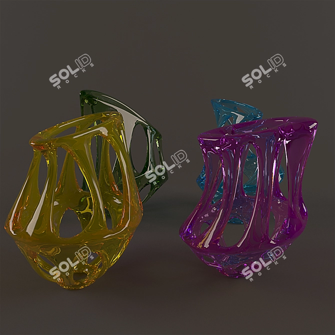 3D Vases - V-Ray Renderings 3D model image 2