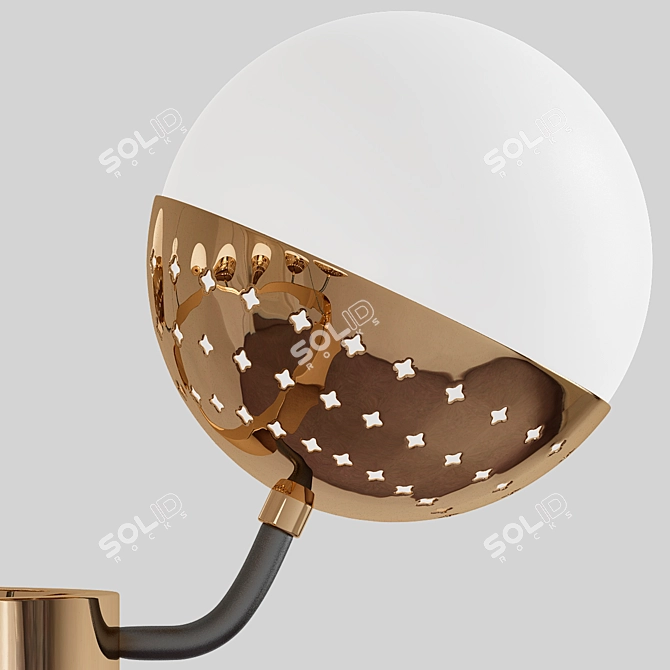 Elegant Chelsom Orb Chandelier 3D model image 2