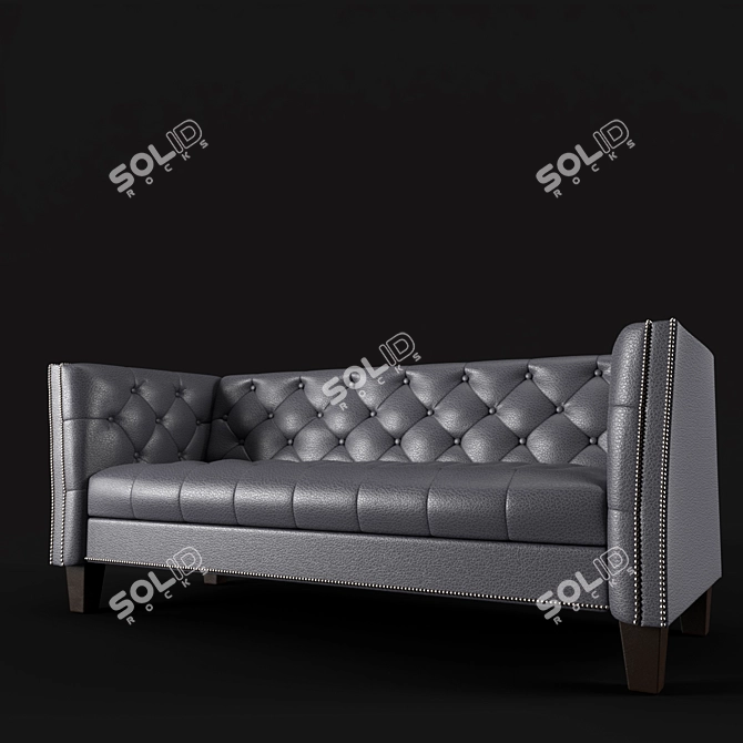 Modern 3D Sofa Model 3D model image 3